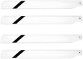 2Pairs 325mm Glass Fiber Main Rotor Blade for Align trex 450 PRO DFC V3 Helicopter