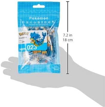 3 Set Nanoblock Bundle - Gyarados Charizard and Pikachu - Adjustable Pokemon Characters (Japan Import)