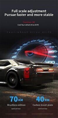 ZLL Beast SG216MAX High Performance 1/16 Scale 4WD RC Drift Car with Brushless Motor LED Lights Full Proportional Radio Control Black