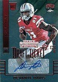 Autograph Warehouse 291528 2015 Panini Draft Picks Foil Devante Davis Autographed No.176 Rookie Football Card - Unlv Runnin Rebels44 WR