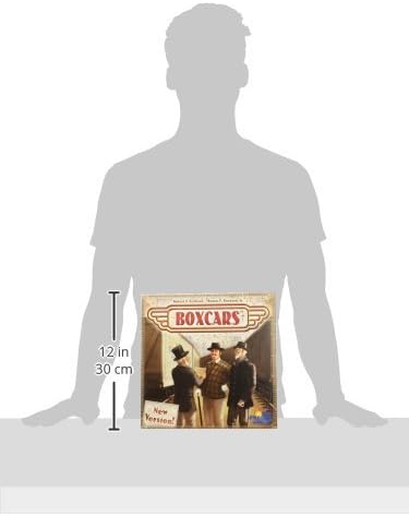 Rio Grande Games Boxcars Family Board Game 2-6 Players 90 Minute Strategy Game