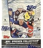 2023-2024 TOPPS NHL Hockey Sticker Collection - 50 Packs Per Box