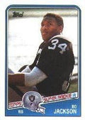 1988 Topps Bo Jackson Rookie Football Card #327 - Shipped In Protective Display Case!