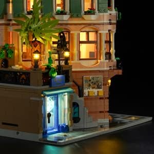 BRIKSMAX Led Lighting Kit for Creator Expert Boutique Hotel - Compatible with Lego 10297 Building Blocks Model- Not Include The Lego Set