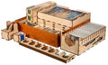 The Broken Token Terraforming Mars Compatible Complete Game Organizer - Wood Storage Box with Multiple Trays &amp Card Shoe - Wooden Game Organizer