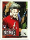 2010 Topps Stephen Strasburg #661 Rookie Card- Pie in Face Short Print Variation- Washington Nationals-MLB Trading Card