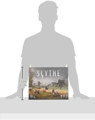 Stonemaier Games: Scythe (Base Game) by Jamey Stegmaier | an Engine-Building Area Control Strategy Board Game with Mechs Set in Dieselpunk 1920+ Europe for Adults and Family | 1-5 Players 115 Mins