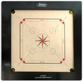 Surco Boss 20mm Carrom Board with Coins Striker and Powder Black 1-4 Players Ages 13 and Up