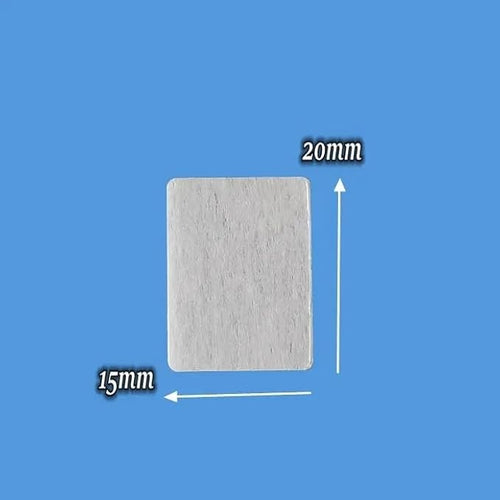 20 Pcs CA Hinges Aileron Connection for RC Aircraft Model Accessories Replacement Color White (Color : 20 pcs D20xW15xH0.3)