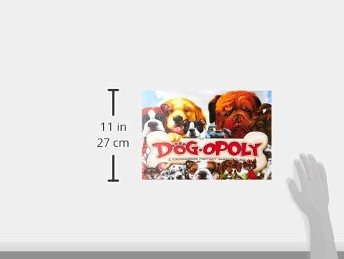 Late for The Sky Dog-Opoly Board Game for Families &amp Dog Lovers Ages 8+ 2-6 Players Classic or One-Hour Play Fun Party Gift with Breed Facts