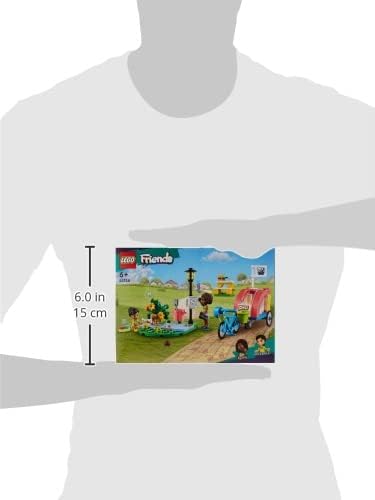LEGO Friends 41738 Dog Rescue Bike Toy Blocks Present Rescue Animal Girls Ages 6 and Up