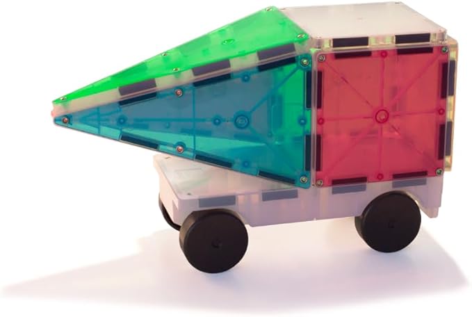 MAGNA-TILES Grand Prix 50-Piece Magnetic Construction Set The ORIGINAL Magnetic Building Brand