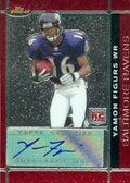 Sports Memorabilia Yamon Figurs Autographed Football Card (Baltimore Ravens) 2007 Topps Finest No.132 Rookie