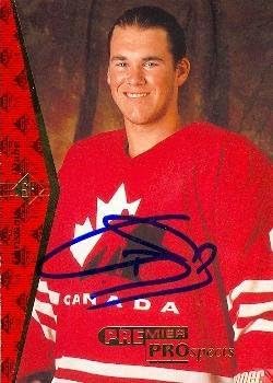 Sports Memorabilia Autograph Warehouse 67495 Christian Dube Autographed Hockey Card Team Canada 1995 Upper Deck Sp No. 179