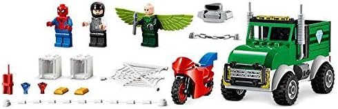 LEGO Marvel Spider-Man Vulture's Trucker Robbery 76147 Playset with Buildable Bank Truck Toy and Superhero Minifigures New 2020 (93 Pieces)