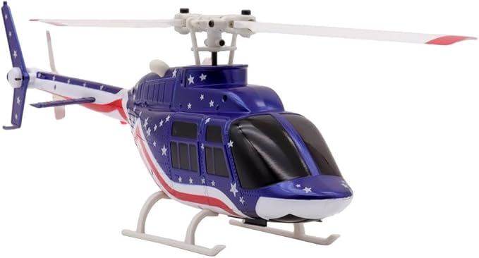 Helidirect RC ERA A60 Bell-206 110-size Auto Stabilized 6-Axis Gyroscope RC Helicopter with Optical Flow Sensor &amp Upgraded Transmitter - Remote Control Helicopter RTF for Beginner &amp Adults (Bl