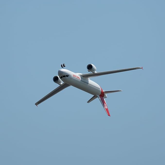 Twinliner Twin 40mm EDF RC Airplane RC Airliner PNP (Transmitter Receiver or Battery not Included) (Red)
