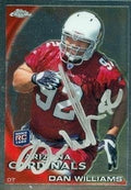 Sports Memorabilia Dan Williams Autographed Football Card (Arizona Cardinals) 2010 Topps Chrome No.C125 Rookie