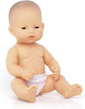 Miniland Doll 12 5/8'' Asian Boy (Polybag) - Made in Spain Anatomically Correct Quality Inclusion
