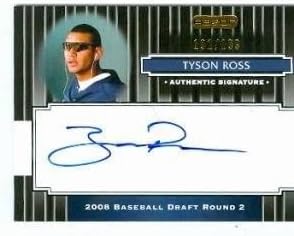Sports Memorabilia Autograph Warehouse 302404 2008 Tyson Ross Autographed No.191 Baseball Card - University California Golden Bears Padres Texas Rangers Star