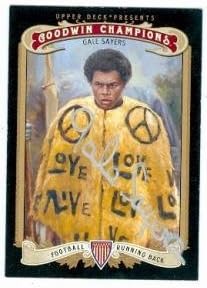 Autograph Warehouse 90987 Gale Sayers Autographed Football Card Chicago Bears 2012 Upper Deck Goodwin Champions