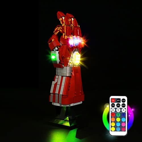 BrickBling Electric Light Multi-Color Changeable Base Shining Stones Perfect for Display Compatible with LEGO 76223