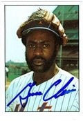 Sports Memorabilia Autograph Warehouse 244972 Gene Clines Autographed Baseball Card - New York Mets 1975 SSPC - No. 17