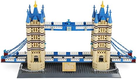 Apostrophe Games Tower Bridge Building Block Set – 1052 Pieces London Tower Bridge Model Building Blocks for Adults and Kids - Architecture Kit Famous Landmark Series