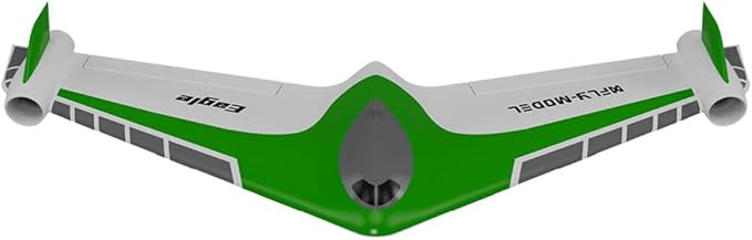 Eagle Twin 40mm EDF Flying Wing with Gyro RC Airplane RC Racing Aircraft PNP (Transmitter Receiver or Battery not Included) (Green)