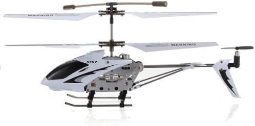Syma S107G 3 Channel RC Helicopter with Gyro White and silver