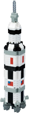 nanoblock - Space - Saturn V Rocket Sight to See Series Building Kit Small