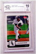 Sports Memorabilia Autograph Warehouse 409745 Jose Contreras Trading Card - Graded Slabbed 10 Mint BCCG 2006 Fleer No.380- Cuban Chicago White Sox 67