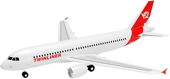 Twinliner Twin 40mm EDF RC Airplane RC Airliner PNP (Transmitter Receiver or Battery not Included) (Red)