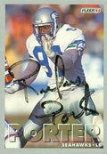 Sports Memorabilia Rufus Porter Autographed Football Card (Seattle Seahawks) 1993 Fleer No.175