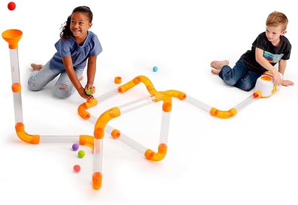 Fat Brain Toys Air Toobz Expansion Pack - Air-Powered STEM Building Toy for Kids &amp Teens Kids Building Toys STEM Toys for 3+ Year Old