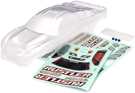 Traxxas Body RUSTLER Clear/Decals