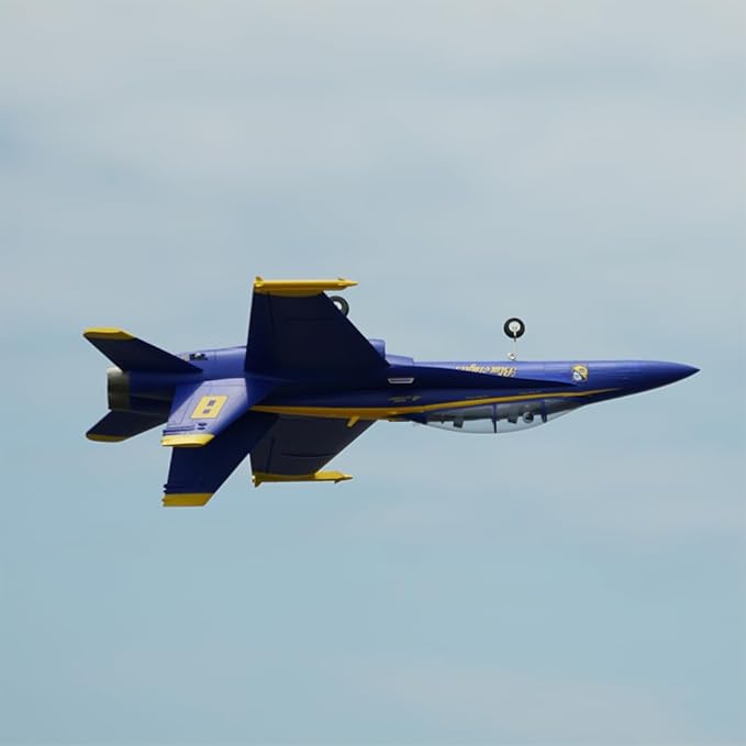 F-18 Hornet Twin 40mm EDF RC Airplane PNP (Transmitter Receiver or Battery not Included) (Blue)