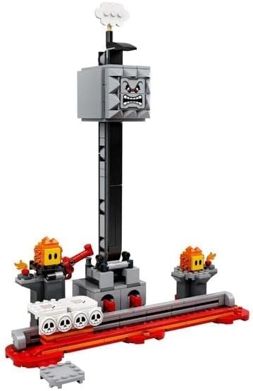 LEGO Super Mario Thwomp Drop Expansion Set 71376 Building Kit Collectible Playset for Creative Kids to Add New Levels to Their Super Mario Starter Course (71360) Set (393 Pieces)