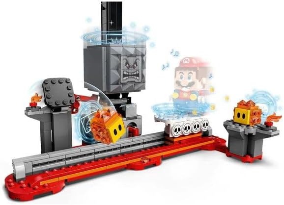 LEGO Super Mario Thwomp Drop Expansion Set 71376 Building Kit Collectible Playset for Creative Kids to Add New Levels to Their Super Mario Starter Course (71360) Set (393 Pieces)