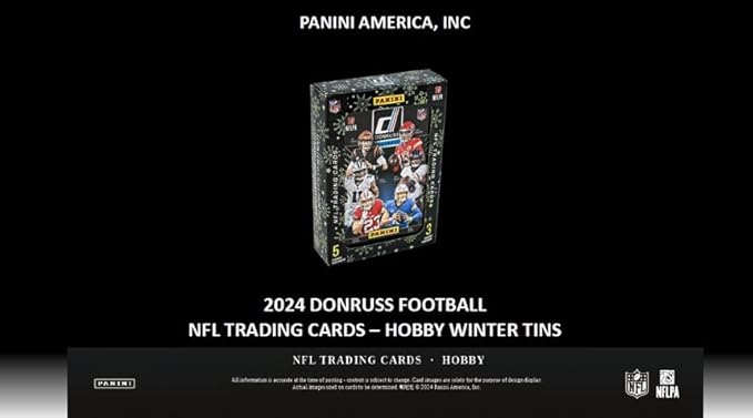 2024 Panini Donruss Football Winter Holiday Tin