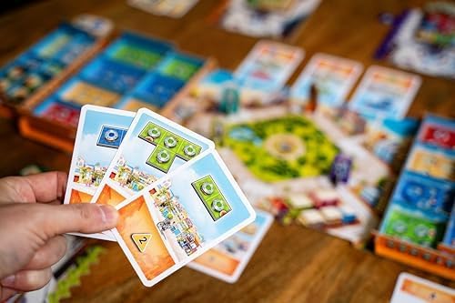 Queen Games Dabba Walla - Mumbai Food Express Strategy Board Game 2-4 Players Family Board Game