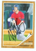 Sports Memorabilia Autograph Warehouse 291385 2012 Topps Matt Davidson Autographed No.95 Baseball Card - Visalia Rawhide Chicago White Sox Star
