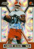 Sports Memorabilia Andre Davis Autographed Football Card (Cleveland Browns) 2002 Pacific Exclusive No.185 Rookie