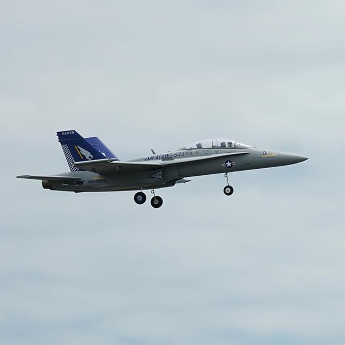 F-18 Hornet Twin 40mm EDF RC Airplane PNP (Transmitter Receiver or Battery not Included) (The Hawks)