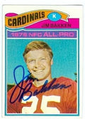 Sports Memorabilia Jim Bakken Autographed Football Card (St Louis Cardinals) 1977 Topps No.200