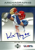 Sports Memorabilia Kevin Ingram Autographed Football Card (Arena League) 2006 Upper Deck No.AG-KI