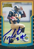 Sports Memorabilia Trung Canidate Autographed Football Card (St. Louis Rams) 2000 Bowman No.167 Rookie