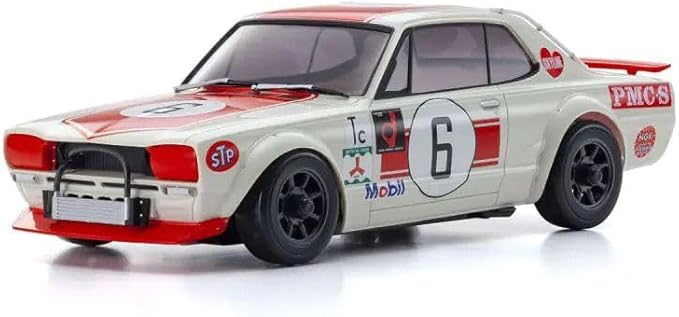 Kyosho America 32643R Mini-Z Awd 1972 Nissan Skyline 2000gt-R Red