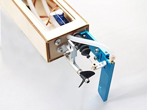 Viloga RC Boat Kit for Pools and Lakes 495mm Outrigger Wooden Shrimp Boat DIY Brushless RC Boats for Adults (B068 Not Including TX&ampRX)