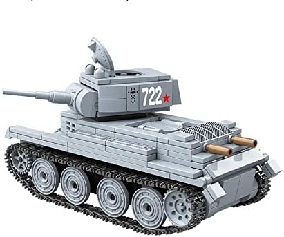General Jim's Military Themed WW2 Building Blocks Tank Sets for World War 2 Brick Building Enthusiats (BT-7 Tank)